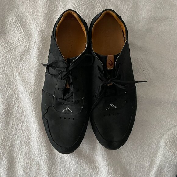 Men's Olukai Huaka'I Li Black Nubuck Leather Shoes, Size 12 - Picture 3 of 14